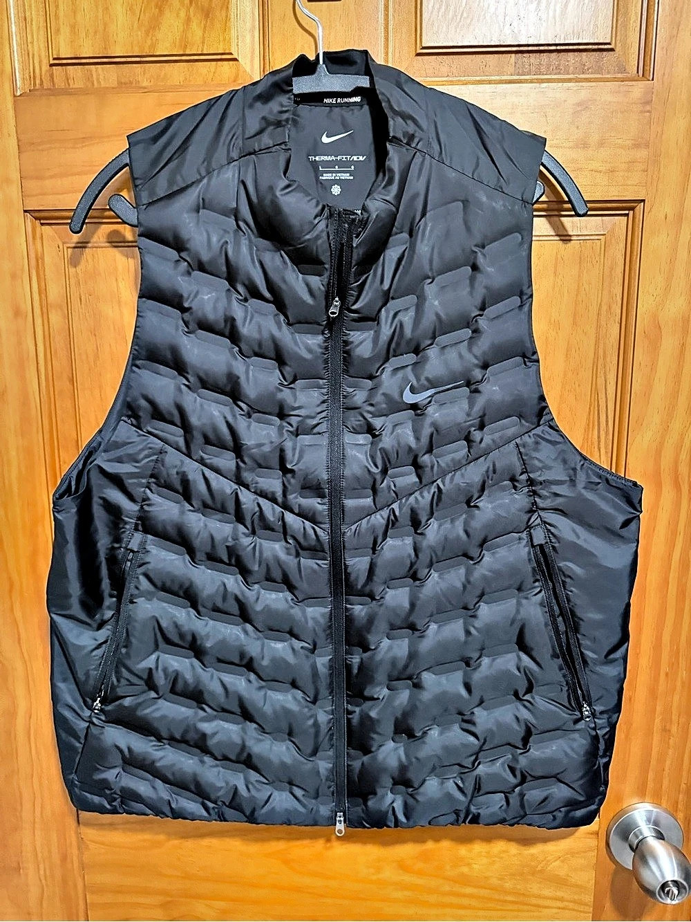 Nike Therma-FIT ADV Repel Down Running Vest Black Large